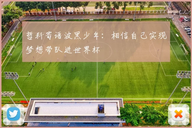 哲科寄语波黑少年：相信自己实现梦想带队进世界杯